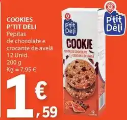 E.Leclerc Cookies p'tit deli promoção