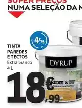E.Leclerc Dyrup - tinta paredes e tectos promoção