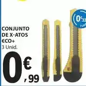E.Leclerc €co+ - conjunto de x-atos promoção