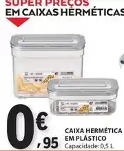 E.Leclerc Caixa hermetica em plástico promoção