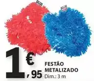 E.Leclerc Dim - festão metalizado promoção