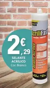 E.Leclerc Selante acrílico promoção