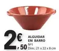 E.Leclerc Dim - alguidar em barro promoção