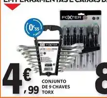 E.Leclerc Conjunto de 9 chaves promoção