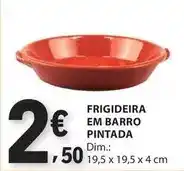 E.Leclerc Dim - frigideira em barro pintada promoção