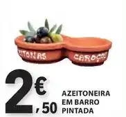 E.Leclerc Azeitoneira em barro pintada promoção