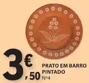 E.Leclerc Prato em barro pintado promoção