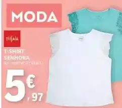 E.Leclerc T-shirt senhora promoção