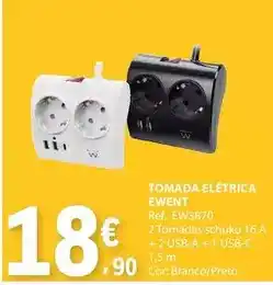 E.Leclerc A+ - tomada elétrica ewen promoção