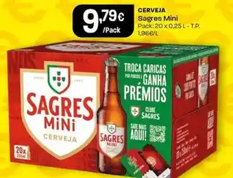 Intermarché Sagres mini - cerveja promoção