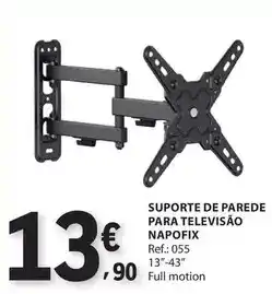 E.Leclerc Suporte de parede para televisao napofix promoção