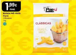 Intermarché Porsi - batata pré-frita promoção
