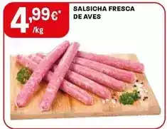 Intermarché Salsicha fresca de aves promoção