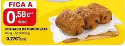 Intermarché Folhado de chocolate promoção