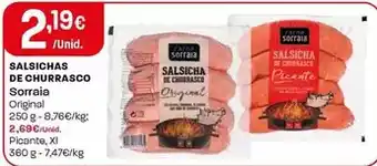 Intermarché Sorraia - salsichas de churrasco promoção
