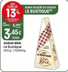 Intermarché Le rustique - queijo brie promoção