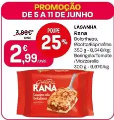 Intermarché Rana - lasanha promoção