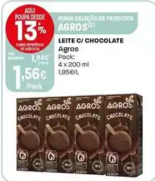 Intermarché Agros - leite c/ chocolate promoção