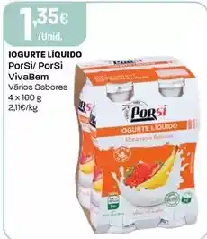 Intermarché Porsi/porsi vivabem - iogurte liquido promoção