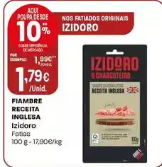 Intermarché Izidoro - fiambre receita inglesa promoção