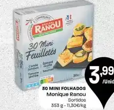 Intermarché Monique ranou - mini folhados promoção