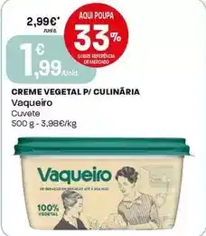 Intermarché Vaqueiro - creme vegetal p/culinaria promoção