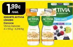 Intermarché Danone - iogurte activia liquido promoção