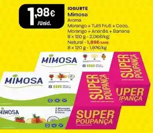 Intermarché Mimosa - iogurte promoção