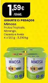 Intermarché Mimosa - iogurte c/pedaços promoção