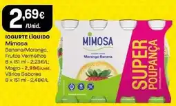 Intermarché Mimosa - iogurte líquido promoção