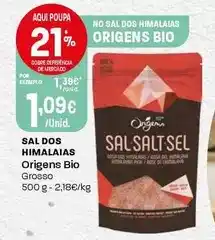 Intermarché Origens bio - sal dos himalayas promoção