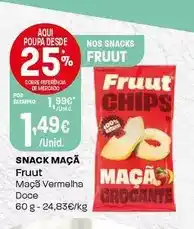 Intermarché Fruut - snack maçã promoção
