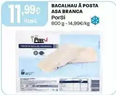 Intermarché Porsi - bacalhau à posta asa branca promoção