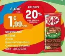 Intermarché Kit kat - chocolate promoção
