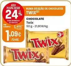 Intermarché Twix - chocolate promoção