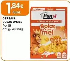 Intermarché Porsi - cereais bolas c/mel promoção