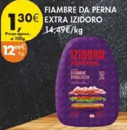 Pingo Doce Fiambre da perna extra izidoro promoção
