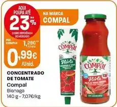 Intermarché Compal - concentrado de tomate promoção