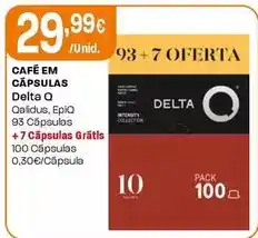 Intermarché Delta q - café em cápsulas promoção