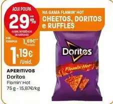 Intermarché Doritos - aperitivos promoção