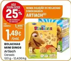 Intermarché Artiach - bolachas mini dinos promoção