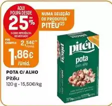 Intermarché Pitéu - pota c/alho promoção