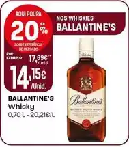 Intermarché Ballantine's - whisky promoção