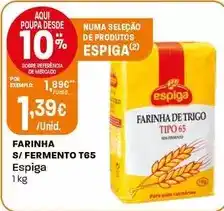 Intermarché Farinha s/ fermento promoção