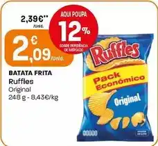 Intermarché Ruffles - batata frita promoção