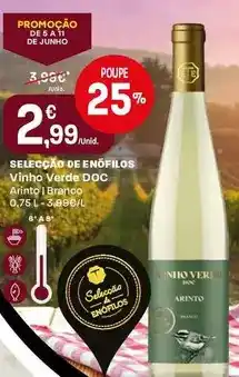 Intermarché Selecção de enófilos - vinho verde doc promoção
