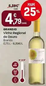 Intermarché Grandjo - vinho regional do douro promoção