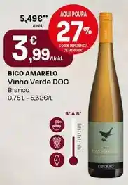 Intermarché Bico amarel - vinho verde doc promoção
