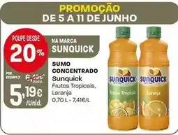 Intermarché Sunquick - sumo concentrado promoção
