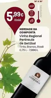 Intermarché Herdade da comporta - vinho regional peninsula de setubal promoção